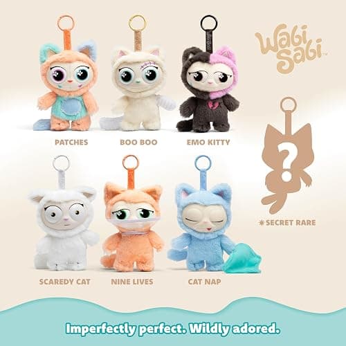 WabiSabi Kitty Club Blind Box by Relatable - Soft, Collectible, Blind Box Figures Plush on a Keychain, for Kids, Teens, and Collectors - Includes 1 Single Mystery Plush thumbnail 5