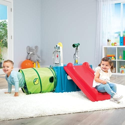 Little Tikes Easy Store Slide & Explore, Indoor Outdoor Climber Playset for Toddlers Kids Ages 1-3 Years thumbnail 2