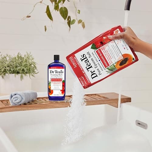 Dr Teal's Epsom Salt Magnesium Soak, Limited Edition Hawaiian Bliss, 3lbs thumbnail 7