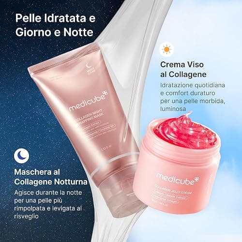 medicube Collagen Night Wrapping Mask - Maschera Collagene Viso Notturna, Idratazione e Incarnato Radioso, Effetto Rimpolpante - Skincare Coreana, 75 ml thumbnail 7