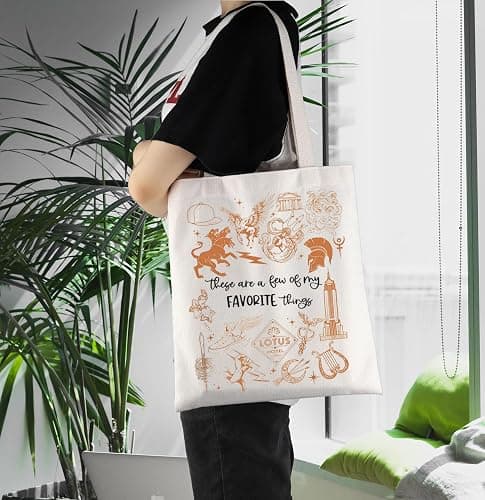 ENSIANTH Movie Inspired Tote Bag PJO Movie Merch Fan Gift Long Island Sound Shoulder Bag Greek Mythology Gift (pjo thing bag) thumbnail 5