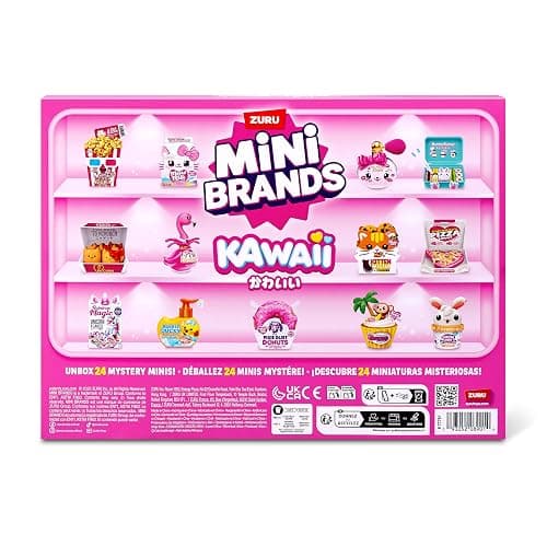 Mini Brands Kawaii Advent Calendar by ZURU, Collectible Seaonal Toys for Girls thumbnail 7