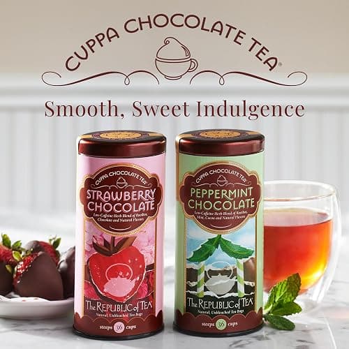 The Republic of Tea – Red Velvet Cuppa Chocolate Tea Bags, Caffeine Free, 36 Servings thumbnail 5