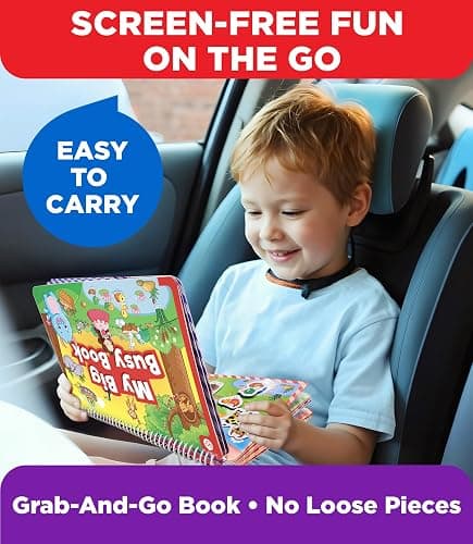 Doctor Jupiter Montessori Preschool Busy Book for Toddlers 3+ Year Olds | Preschool Learning Activities - Educational Travel Toys | Birthday Gift Ideas for Boys & Girls thumbnail 7