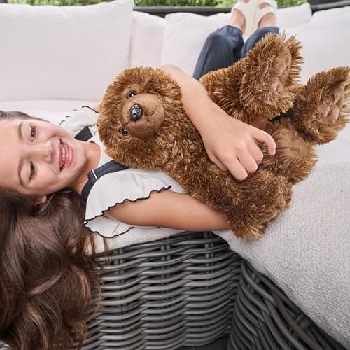 The Petting Zoo Grizzly Bear Stuffed Animal Plushie, Gifts for Kids, Wild Onez Animals, Bear Plush Toy, 12 inches thumbnail 2