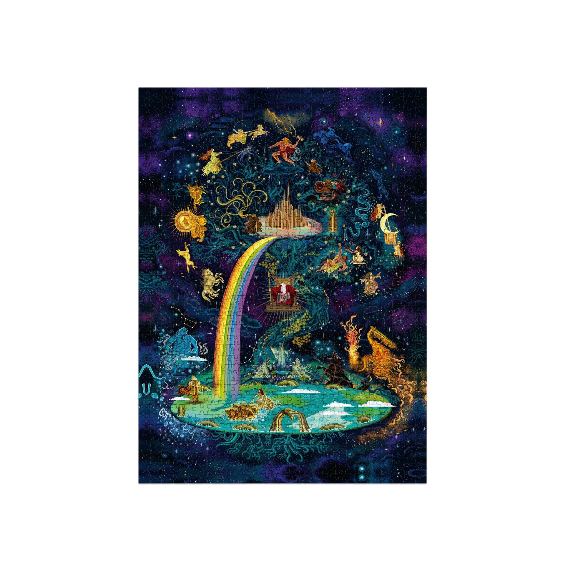 The World of Norse Mythology a 1000-piece Jigsaw Puzzle: A Puzzle by Adam Simpson thumbnail 6