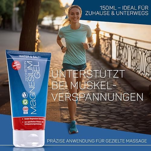 Water & Salt® 150ml Magnesium Gel [DERMATOLOGISCH GETESTET] - Magnesium Salbe hochdosiert - Zertifiziertes & reines Naturprodukt - Magnesium Lotion - für Sport & Muskelentspannung thumbnail 2