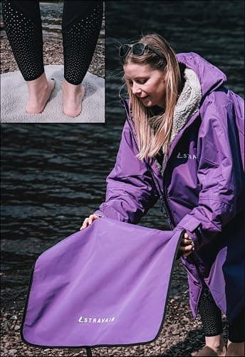 Waterproof Changing Mat for Outdoor Changing. Compact, Soft and Water Resistant Change Mat with Carry Strap for Water Sports and Outdoor Activities. 60CM x 60CM thumbnail 5