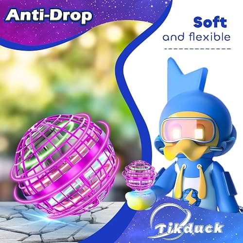 Tikduck Flying Orb Ball 2026 Toys Soaring Hover Boomerang Spinner Hand Controlled Mini Drone Cosmic Globe Spinning Kids Outdoor Fly Toy Birthday Gift Cool Stuff for Boys Girls 6 7 8 9 10+ Year Old thumbnail 6