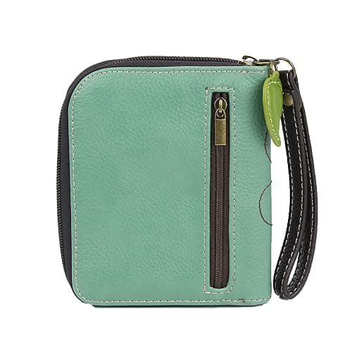 CHALA Zip Around Wallet, Wristlet, 8 Credit Card Slots, Sturdy Pu Leather thumbnail 3