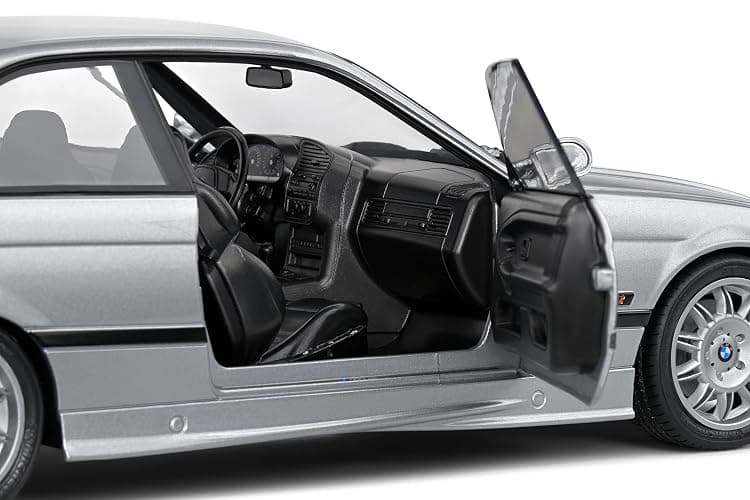 Solido BMW E36 M3 Coupe 1990 (Silver) Diecast Model Car in 1:18 Scale Legendary Sport Coupe for Collectors & BMW Fans thumbnail 7