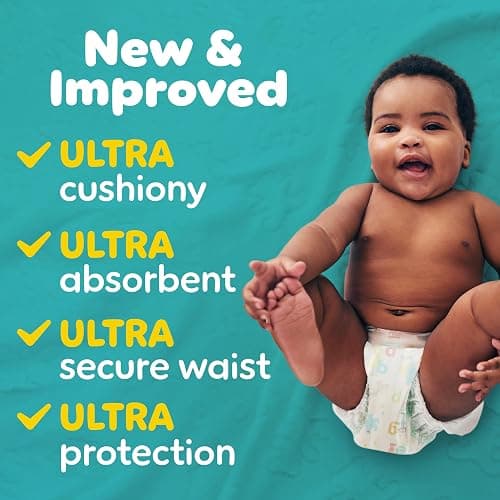 Pampers Diapers - Baby Dry - Size 6, 112 Count, Absorbent Disposable Infant Diaper (Packaging May Vary) thumbnail 2