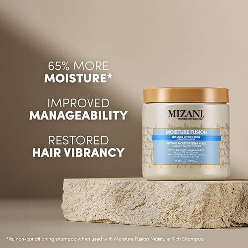 Mizani Moisture Fusion Intense Moisturizing Mask - Hydrating Hair Mask for Dry and Curly Hair, Deep Conditioning Treatment with Argan Oil, Sulfate-Free thumbnail 2