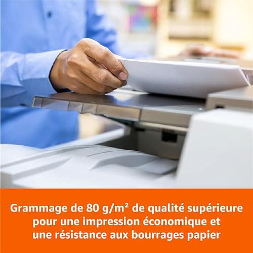 Amazon Basics Papier multi-usage A4 80g, carton de 5 ramettes de 500 feuilles thumbnail 6