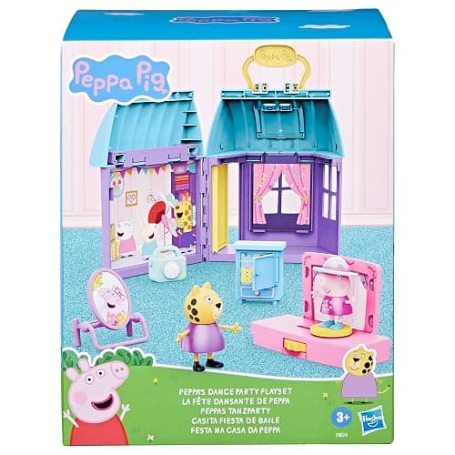 Peppa Pig Peppa’s Dance Party Playset with House, 2 Figures, 6 Accessories, Preschool Toys for Girls and Boys, Kids Gifts, Ages 3+ (Amazon Exclusive) thumbnail 3