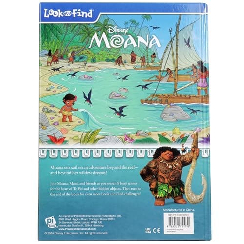 Disney: Moana - Look and Find Activity Book - PI Kids thumbnail 2