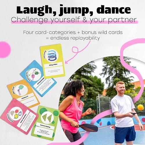 Pickleball Twist Card Game: A Hilarious High-Energy On-Court Challenge - The Ultimate Fun Gift for Pickleball Players of All Levels thumbnail 4