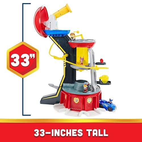Paw Patrol, Mighty Lookout Tower with 4 Exclusive Bonus Action Figures, Toy Car, Lights and Sounds (Amazon Exclusive), Kids Toys for Ages 3 and up thumbnail 3