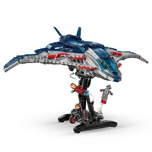 LEGO Marvel Avengers: Age of Ultron Quinjet - Kids Toy for Boys and Girls, Ages 12+ - Avengers Toy with 5 Marvel Action Figures - Collectible Decor & Playset - Gift Idea for Birthdays - 76325 thumbnail 5