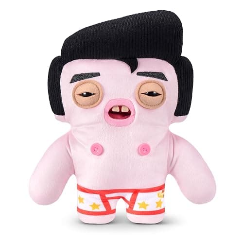 Fuggler Fugg Stars 9-Inch Plush Toy (Greazee) by ZURU – Funny Ugly Monster Stuffed Animal with Human-Like Teeth, Collectible Plush for Kids, Tweens, Teens, Adults & Plush Fans - Image 1