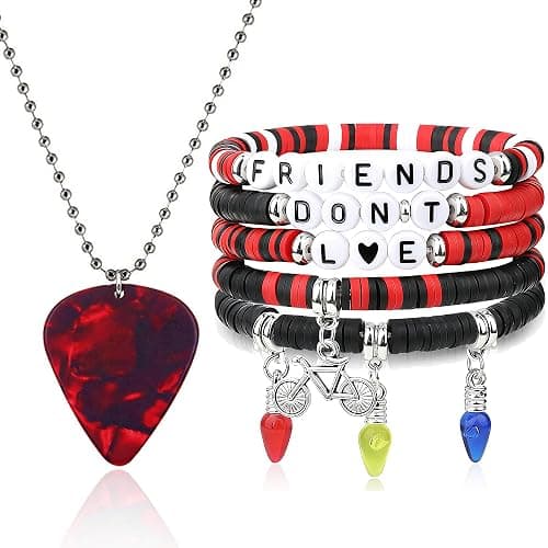 YELLOWPEACH Friends Don't Lie Bracelets Strange Necklace Set Friendship Gift Merch Jewelry - Image 1