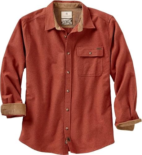 Legendary Whitetails Men's Flannel Shirt Long Sleeve Button Down 100% Cotton - Image 1