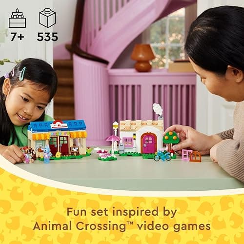 LEGO Animal Crossing Nook’s Cranny & Rosie's House, Buildable Video Game Toy for Kids, Includes 2 Animal Crossing Toy Figures, Birthday Gift Idea for Girls and Boys Aged 7 and Up, 77050 thumbnail 2