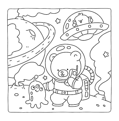 Gummy & Pecky: Super Cute Coloring Book for Adults and Teens about Besties and Their Heartwarming Adventures thumbnail 9