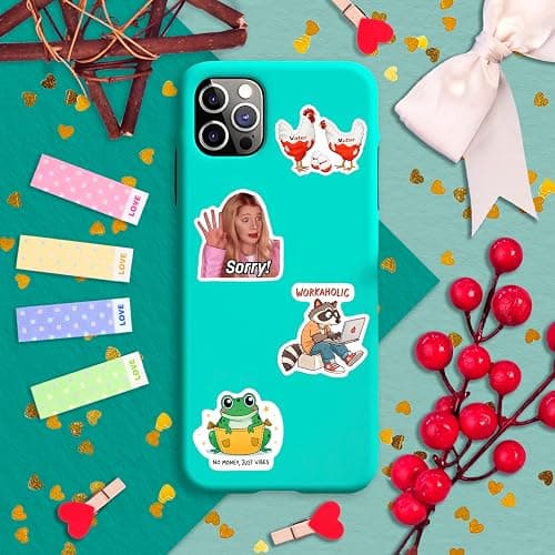 160Pcs Meme Stickers for Adults - Funny Stickers for Water Bottle, Pop Culture Decals for Laptop - Sarcastic, Humour, Silly Decals Vinyl - Meme Gifts for Men and Women thumbnail 9