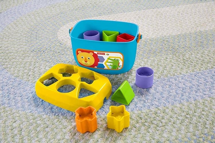 Fisher-Price Stacking Toy Baby's First Blocks Set of 10 Shapes for Sorting Play for Infants Ages 6+ Months thumbnail 4