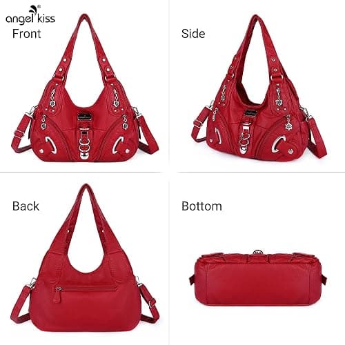 Angelkiss Hobo Purses and handbags for Women Satchel Handbag Women Purses Large Daily Shoulder Bags thumbnail 3