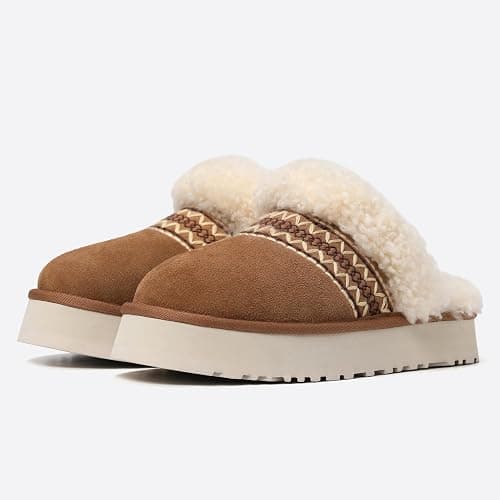 HHUQ Slippers for Women, Winter House Slippers Indoor Outdoor, Fuzzy Platform Slippers Womens thumbnail 6