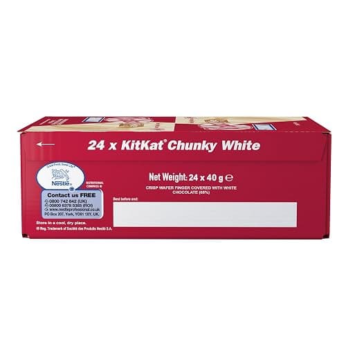 KITKAT Chunky White Chocolate Bar, Pack of 24 thumbnail 4