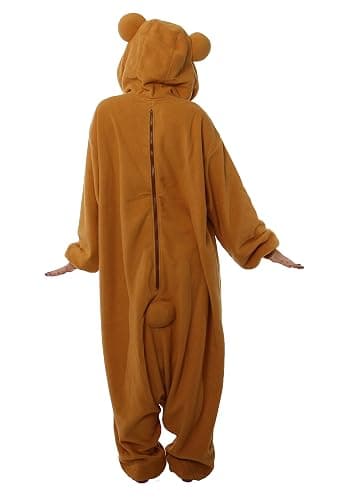 SAZAC San-X Licensed Rilakkuma Kigurumi - Onesie Jumpsuit Halloween Costume (Adults) thumbnail 3
