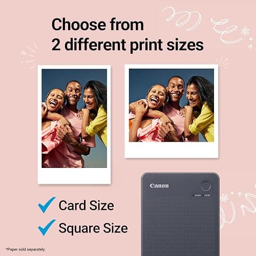 Canon SELPHY QX20 Compact Photo Printer Dark Gray thumbnail 5