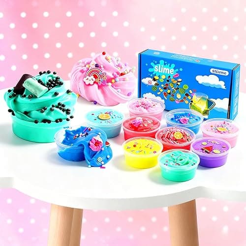 15Pack Butter Slime Kit with Scented DIY Slime for Girls and Boys, Super Soft, Non-Sticky Stress Relief Toy, Party Favors and Birthday Gift thumbnail 7