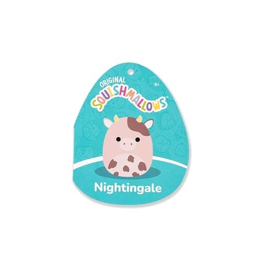 Squishmallows Original 14in Nightingale The Brown Cow with Spots – Official Jazwares Plush (Large) thumbnail 6