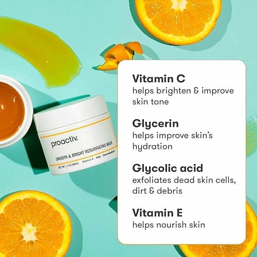 Proactiv Smooth & Bright Resurfacing Vitamin C Face Mask - Targets post dark marks, hyperpigmentation, rough texture. Formulated for mark-prone skin. thumbnail 4