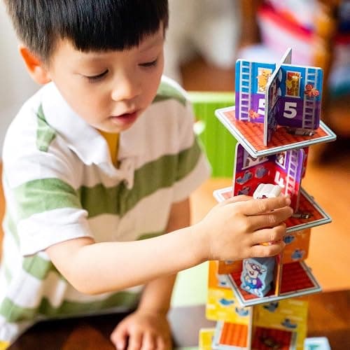 HABA 306193 My Very First Games – Rhino Hero Junior - A Cooperative matching and stacking game for ages 2+ (Made in Germany) thumbnail 10