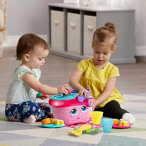 LeapFrog Shapes and Sharing Picnic Basket, Pink - Pink - Standard Packaging thumbnail 5