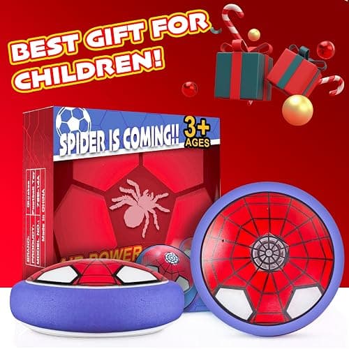 Soccer Toys for Boys 4-6 Hover Soccer Ball Indoor Gifts for Boys Kids Toys Birthday Gifts for 4 5 6 7 8 9 10 Year Old Boy Air Floating Soccer Toy with LED Lights Foam Bumper thumbnail 6
