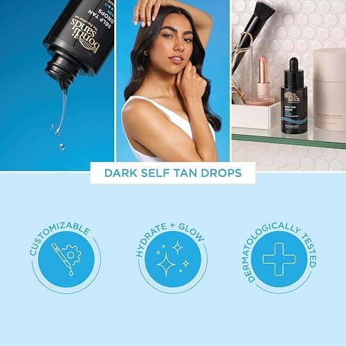 Bondi Sands Hydrating Self Tan Drops for Face and Body, 2 Shade Options, 1.01 FL OZ thumbnail 5