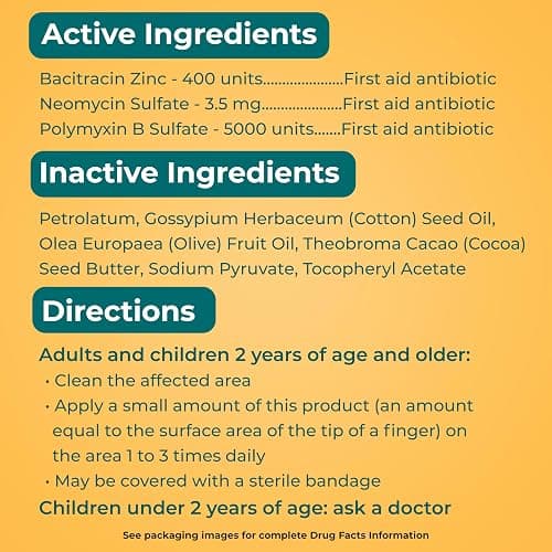 Neosporin Original First Aid Triple Antibiotic Ointment, Bacitracin Zinc & Neomycin Sulfate Infection Protection, Wound Care Treatment & Scar Appearance Minimizer for Minor Cuts, Scrapes & Burns, 1 oz thumbnail 5
