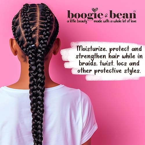 Boogie and Bean Baby and Kids Hair Growth Oil, Nourishing Hair Oil for Infants, Toddlers and Children, Moisturizes Waves, Curls, Coils and Locs thumbnail 9