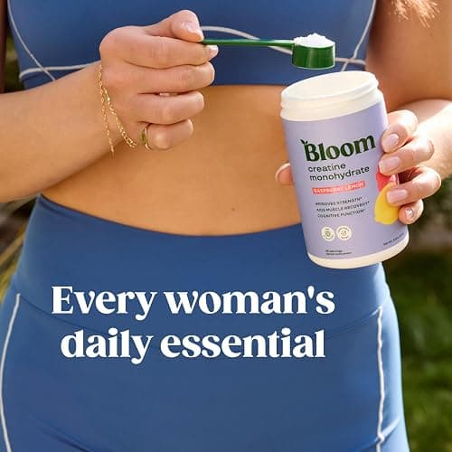 Bloom Nutrition Creatine Monohydrate Powder, Raspberry Lemon, 40 Servings | 5g Micronized Creatine, Pre or Post Workout Support, Gluten Free, Non GMO thumbnail 7