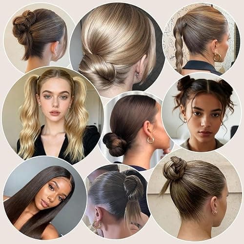 Dolahair Hair Wax Stick - Flyaway Control and Styling Pomade for Kids, Women, and Men - Accessorie Slick Back Hair Brush Kit Hair Bun Maker (2.7 Ounce) thumbnail 4
