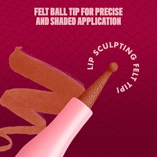NYX PROFESSIONAL MAKEUP Lip Lingerie Liner Stain, Seamless Make Up with All-Day Color, Waterproof Lip Stain Finish - Naughty Nude (Warm Nude) thumbnail 4