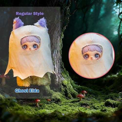 Waicommen Nommi Maymei Dark Forest Series Blind Plush Box, 1PC (1 of 7 Possible Styles), 6 Regular Figure and 1 Hidden Figure, for 15 Years Old and Up Collection, (Pack of 1) thumbnail 8