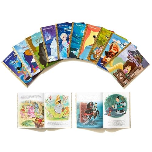 Ultimate Princess Boxed Set of 12 Little Golden Books (Disney Princess) thumbnail 5