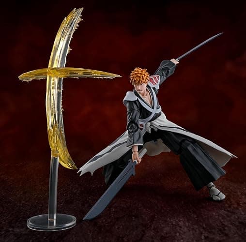TAMASHII NATIONS - Bleach: Thousand-Year Blood War - Ichigo Kurosaki -Dual Zangetsu-, Bandai Spirits S.H.Figuarts Action Figure thumbnail 5